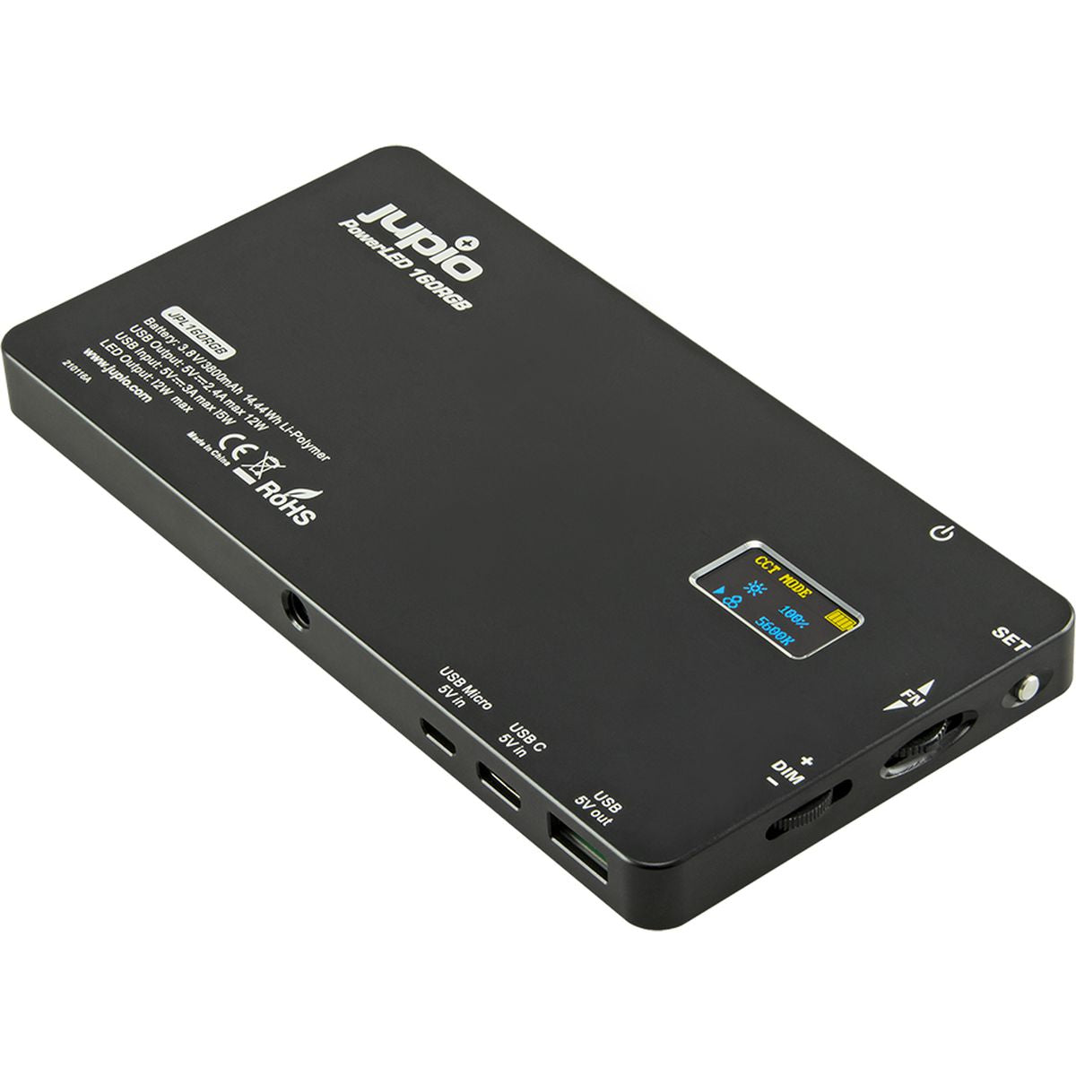 Jupio Powerled 160 RGB w/ Built-In PowerBank - image 5 of 5