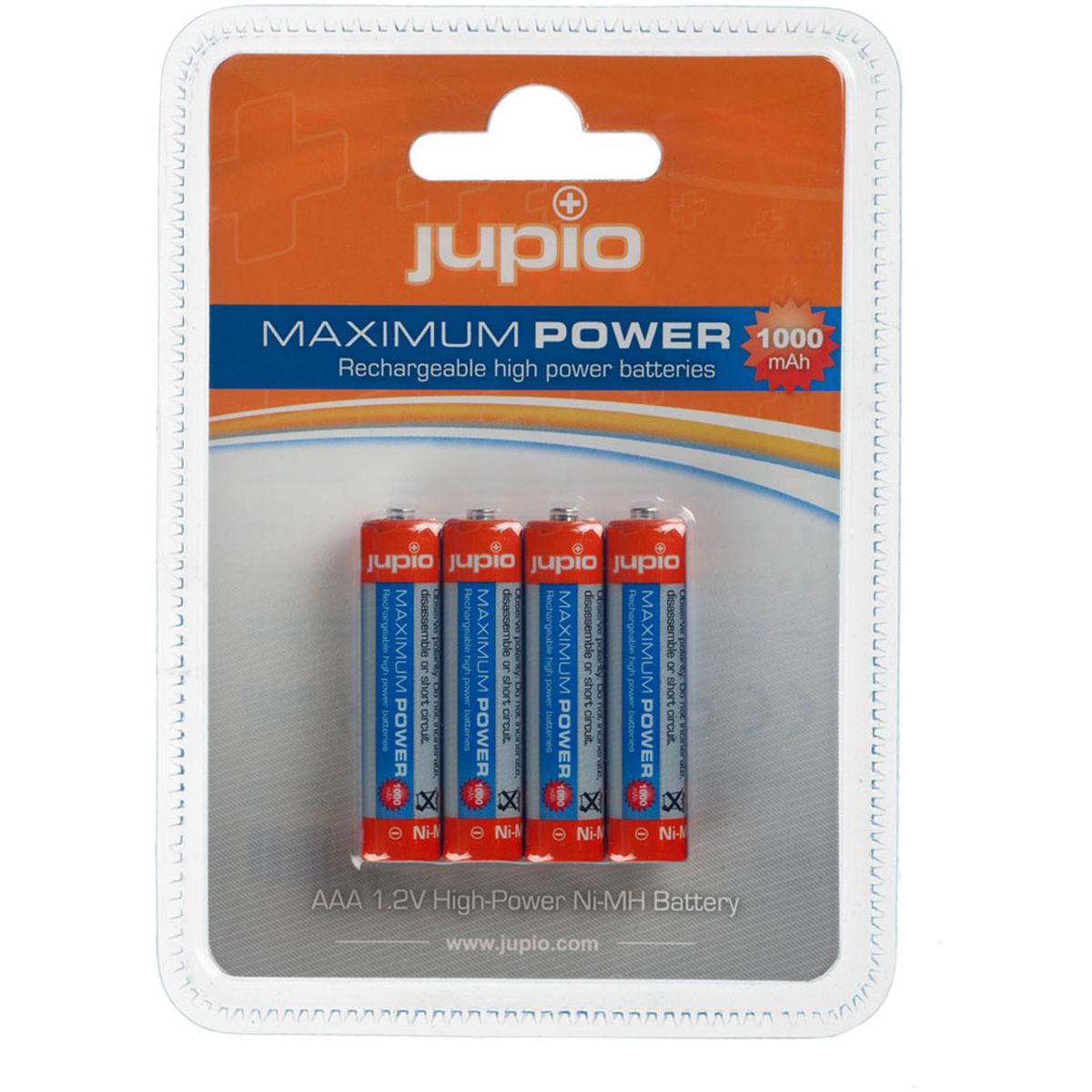 Jupio Rechargeable Batteries AAA 1000 mAh 4 Pcs VPE-10