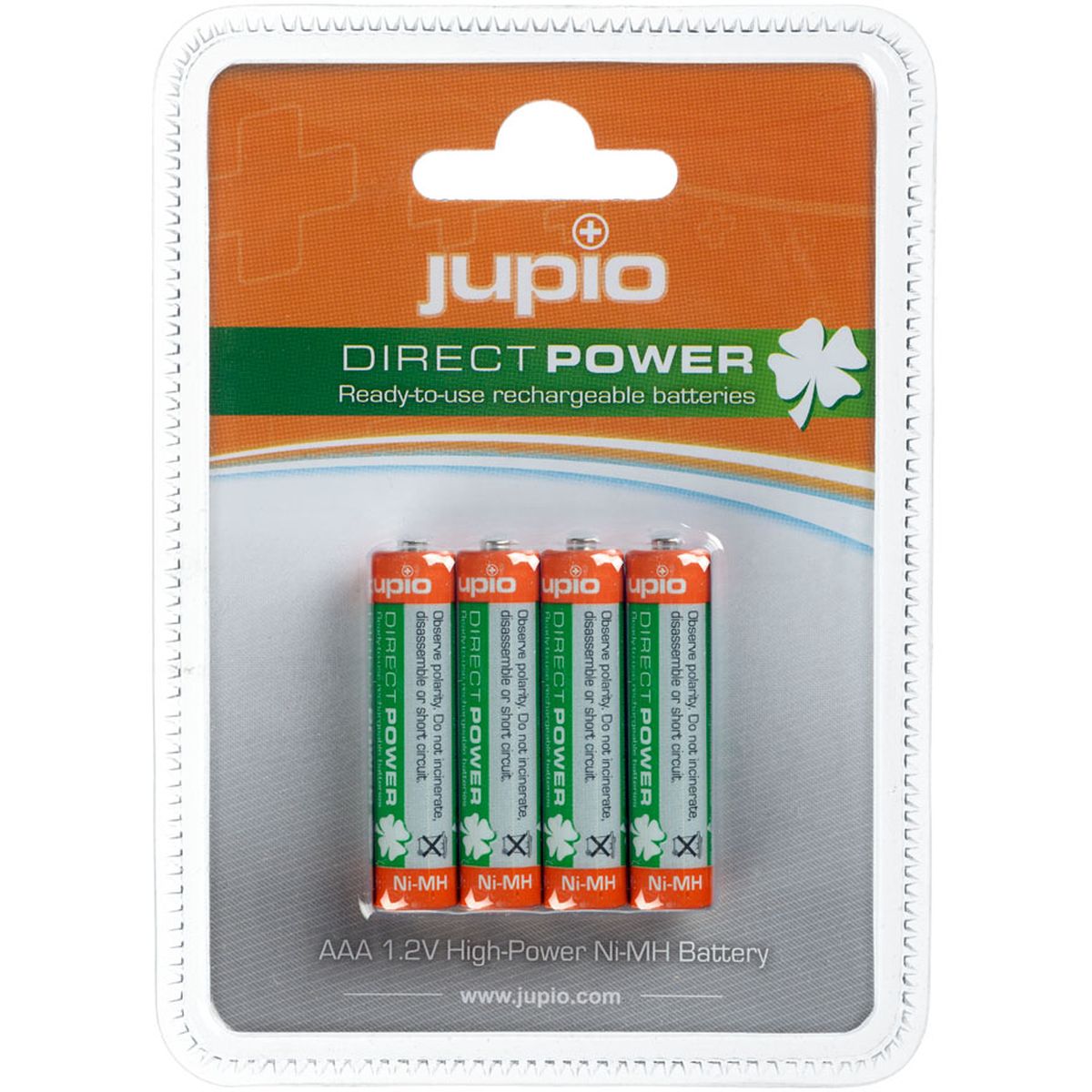 Jupio Rechargeable Batteries AAA 850 mAh 4 Pcs Dir Power ...