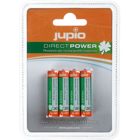 Jupio Rechargeable Batteries AAA 850 mAh 4 Pcs Dir Power ...