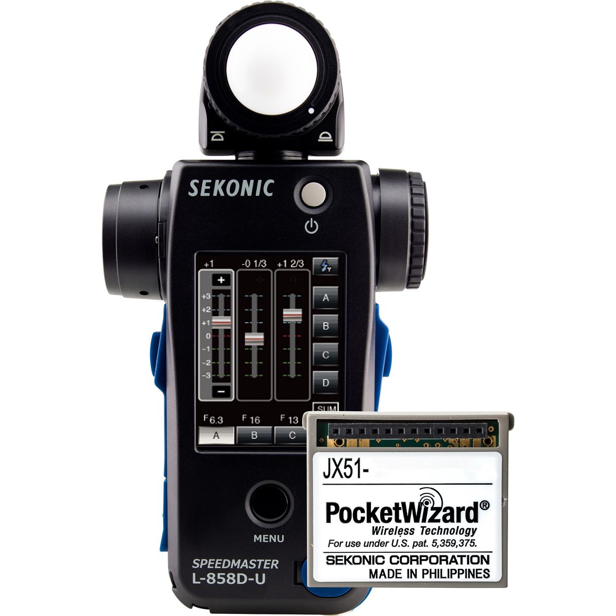 Sekonic L-858D + RT-3PW PocketWizard
