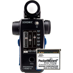 Sekonic L-858D + RT-3PW PocketWizard
