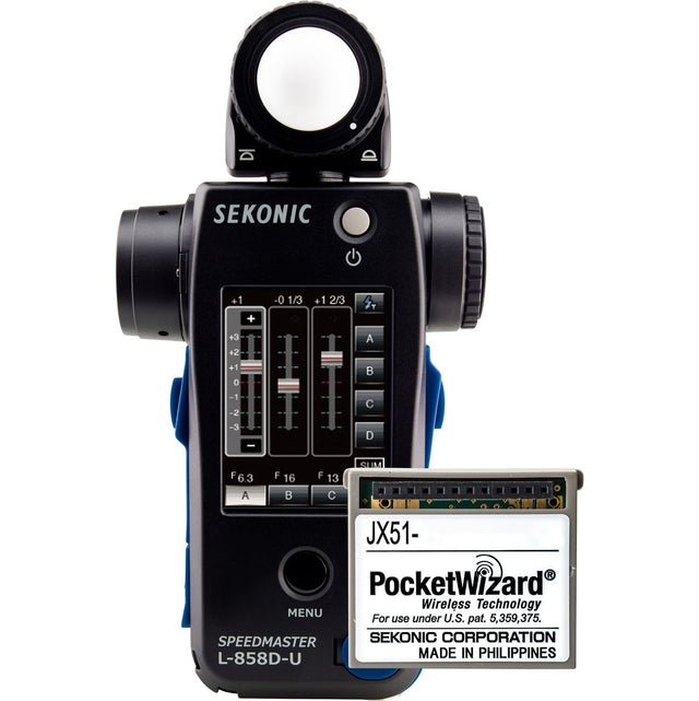 Sekonic L-858D + RT-3PW PocketWizard