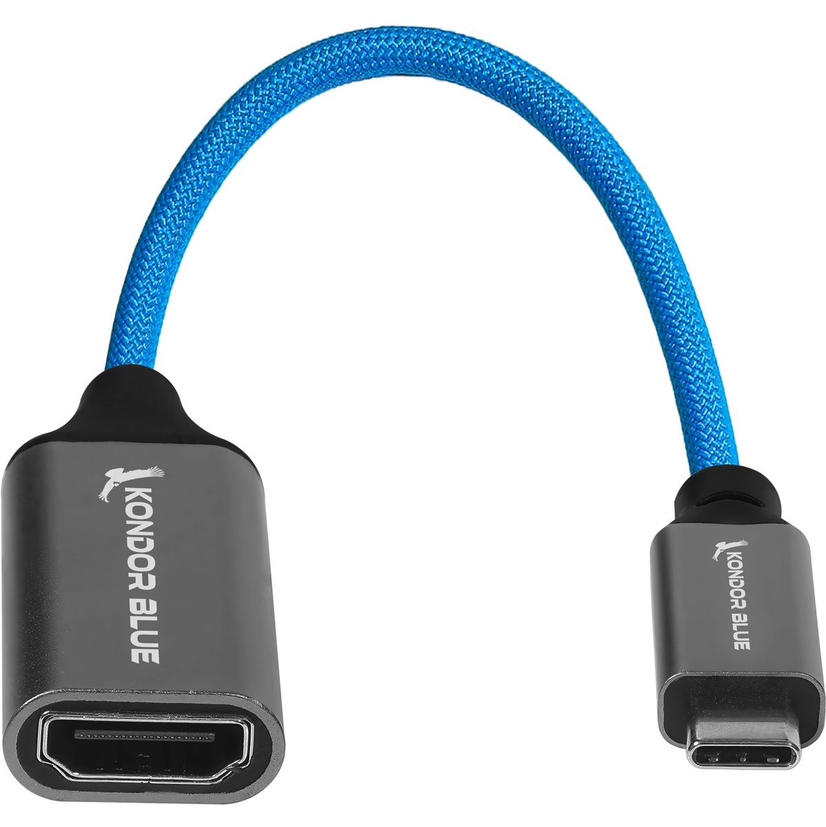 Kondor Blue KB-USBC-HDMIF USB-C To Female HDMI Adapter Display Cable For Monitor