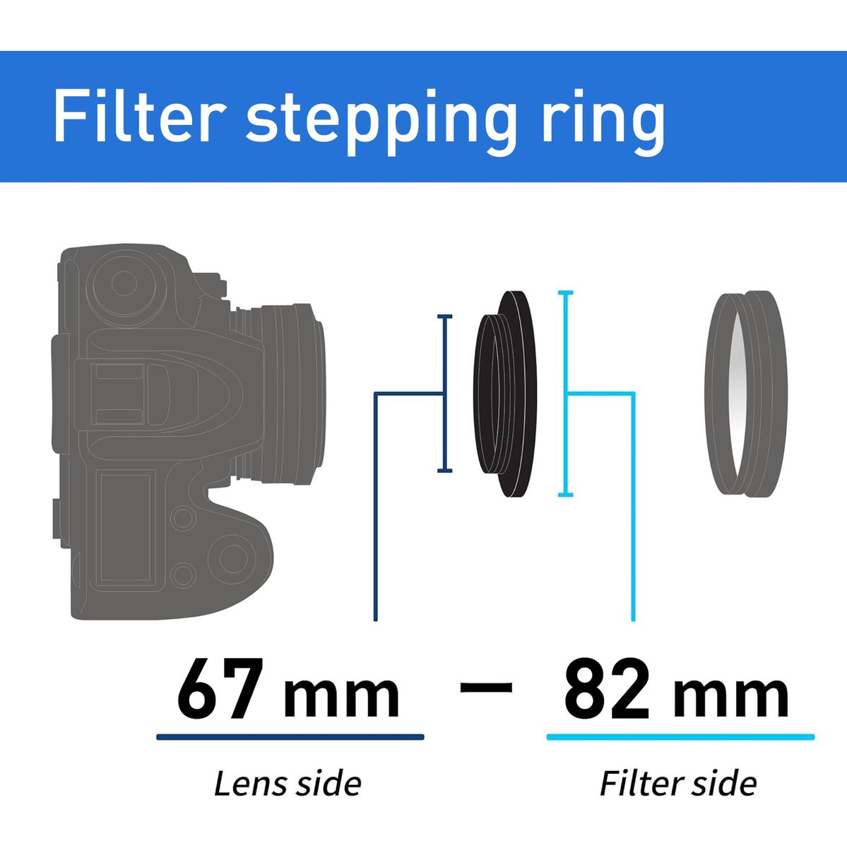Kenko Stepping Ring 67mm - 82mm