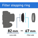 Kenko Stepping Ring 82mm - 67mm