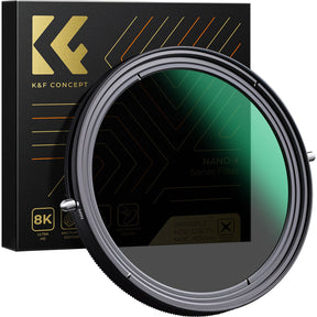 K&F Concept CPL + Variable ND Filter ND2-ND32 Nano X 67mm