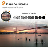 K&F Concept Variable ND Filter ND2-ND400 Blue Coated 58mm - image 5 of 5