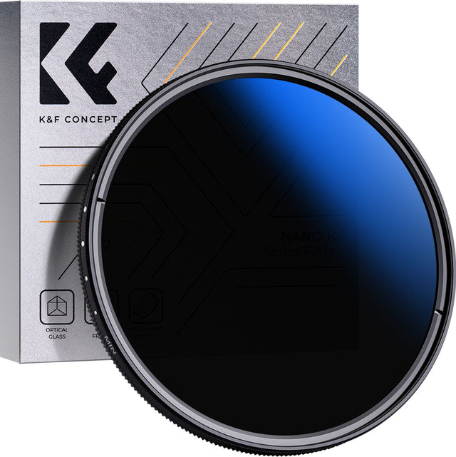 K&F Concept Variable ND Filter ND2-ND400 Blue Coated 62mm