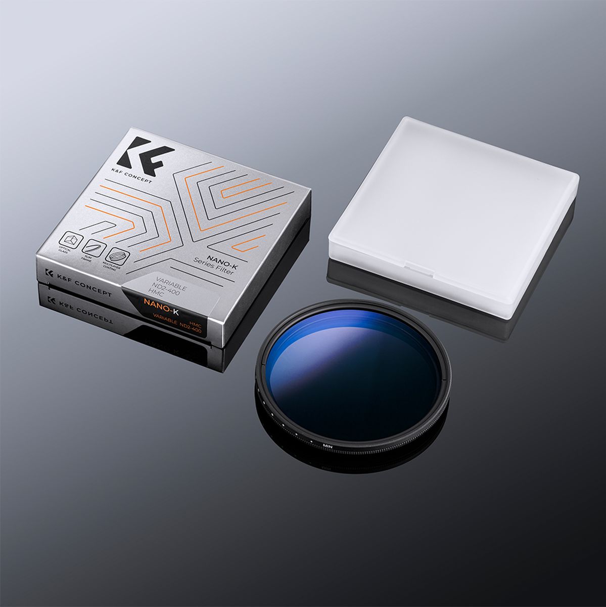 K&F Concept Variable ND Filter ND2-ND400 Blue Coated 62mm - image 2 of 2