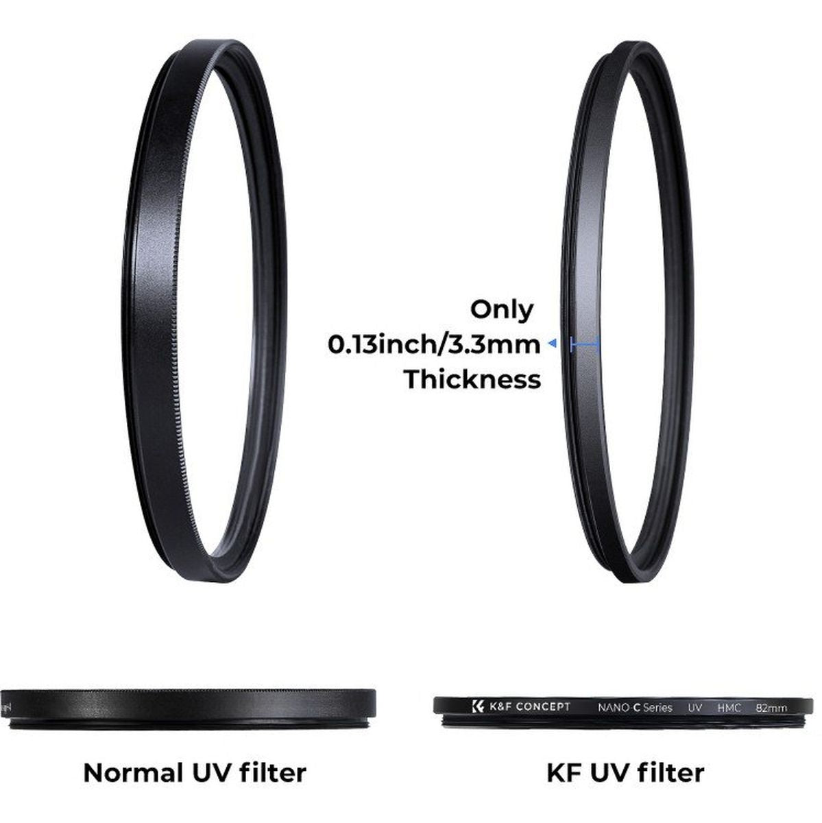 K&F Concept UV Filter w/ Multi Layer Coating 77mm - image 3 of 5