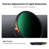K&F Concept Variabel ND Filter ND3-1000 Nano X - 72mm - image 2 of 5