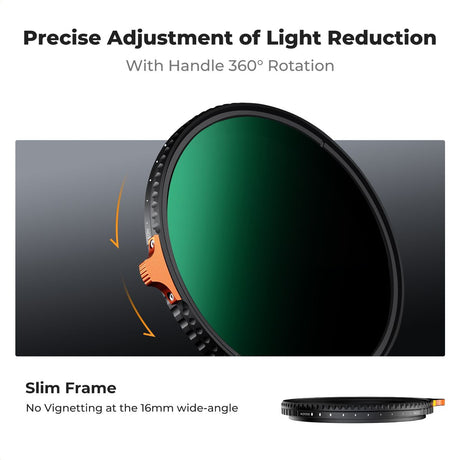 K&F Concept Variabel ND Filter ND3-1000 Nano X - 72mm - image 2 of 5