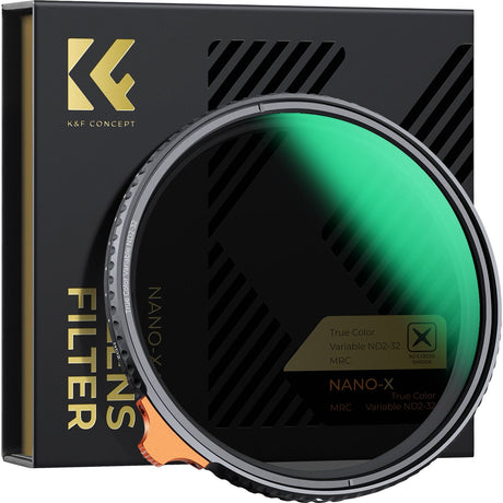 K&F Concept True Colour Variabel ND2-32 Filter Nano X - 62mm