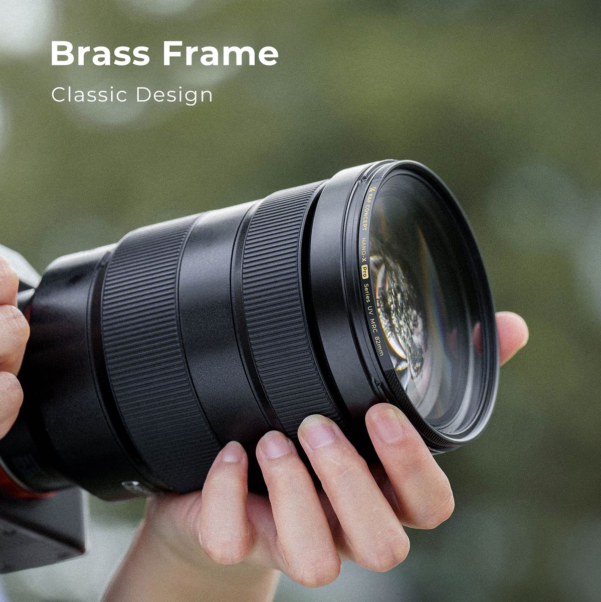 K&F Concept UV Filter - Nano X Pro w/ Copper Frame - 52mm - image 3 of 5