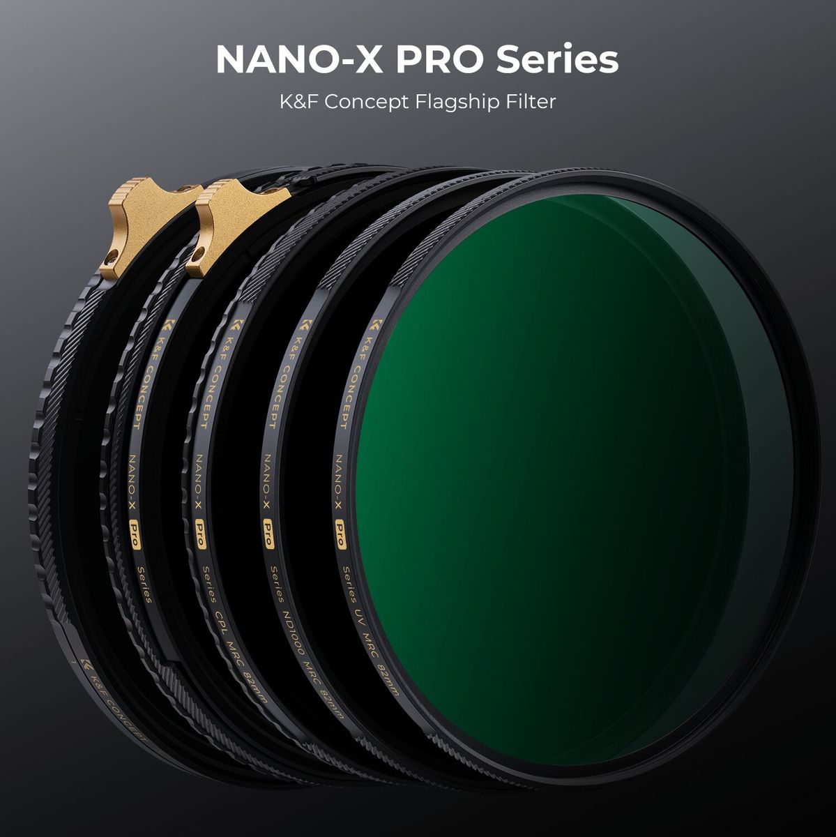 K&F Concept UV Filter - Nano X Pro w/ Copper Frame - 52mm - image 4 of 5