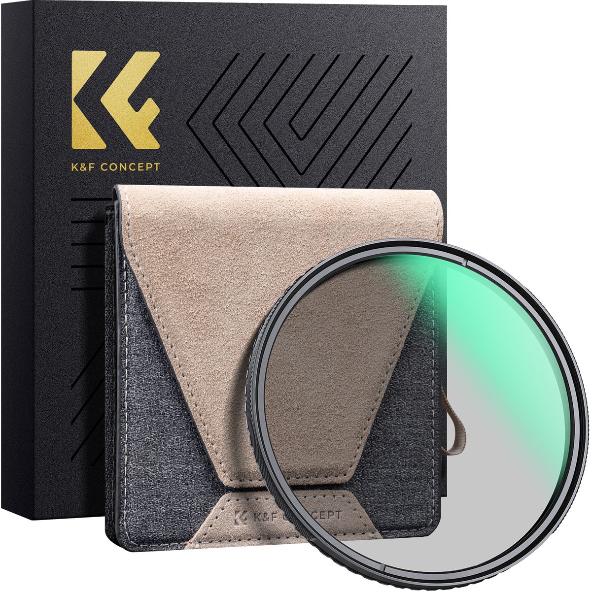 K&F Concept CPL Filter Nano X PRO w/ Copper Frame 62mm
