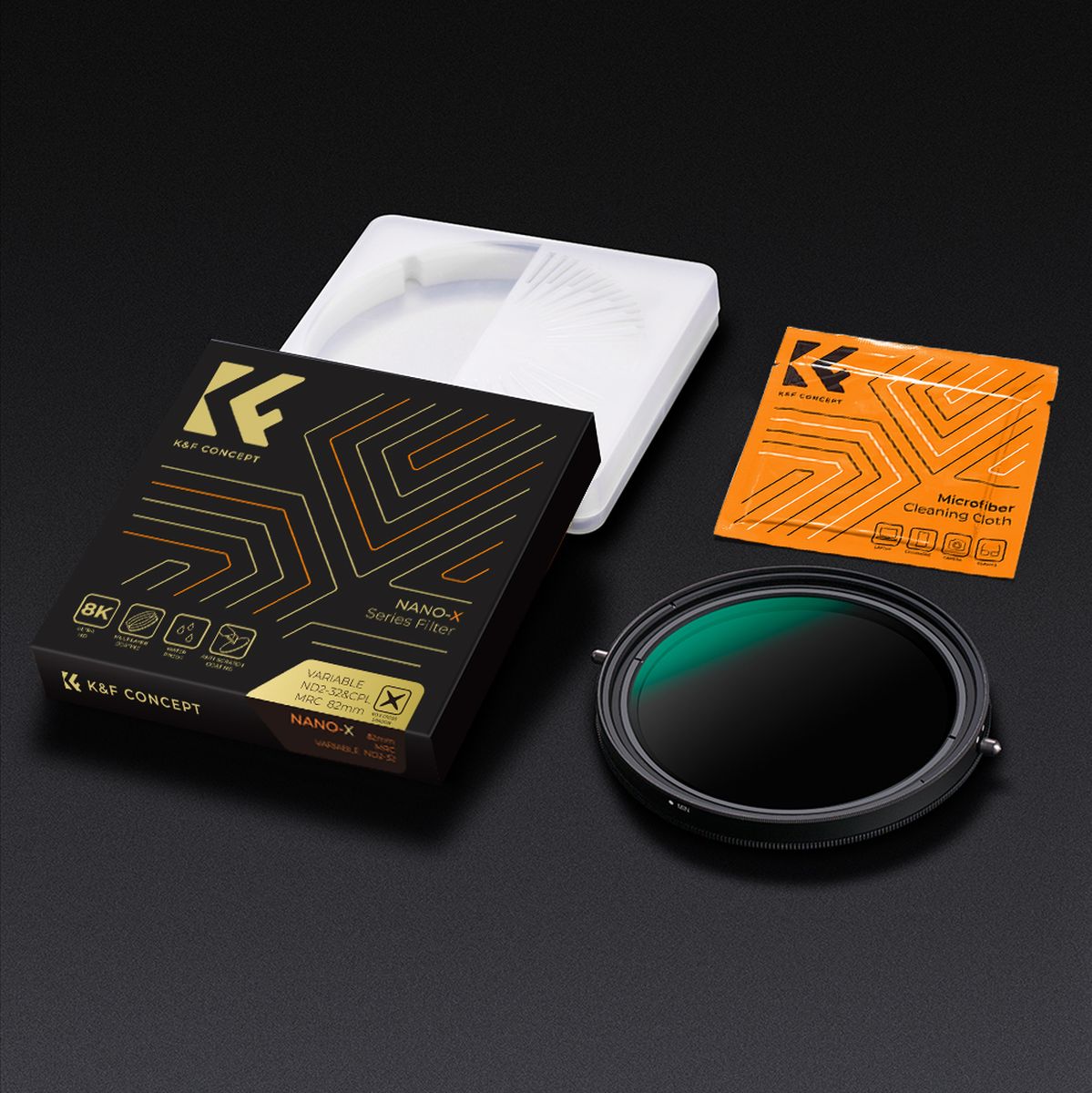 K&F Concept CPL + Variabel ND Filter ND2-ND32 Nano X - 95mm - image 2 of 2