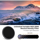 K&F Concept Variabel ND Filter ND2-2000 Nano C - 67mm - image 5 of 5