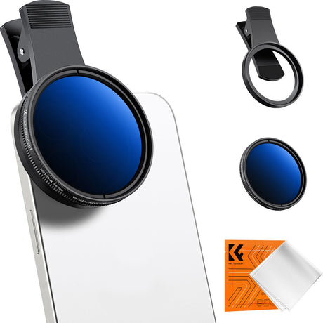K&F Concept Smartphone ND2-400 Filter 52mm w/ Clip