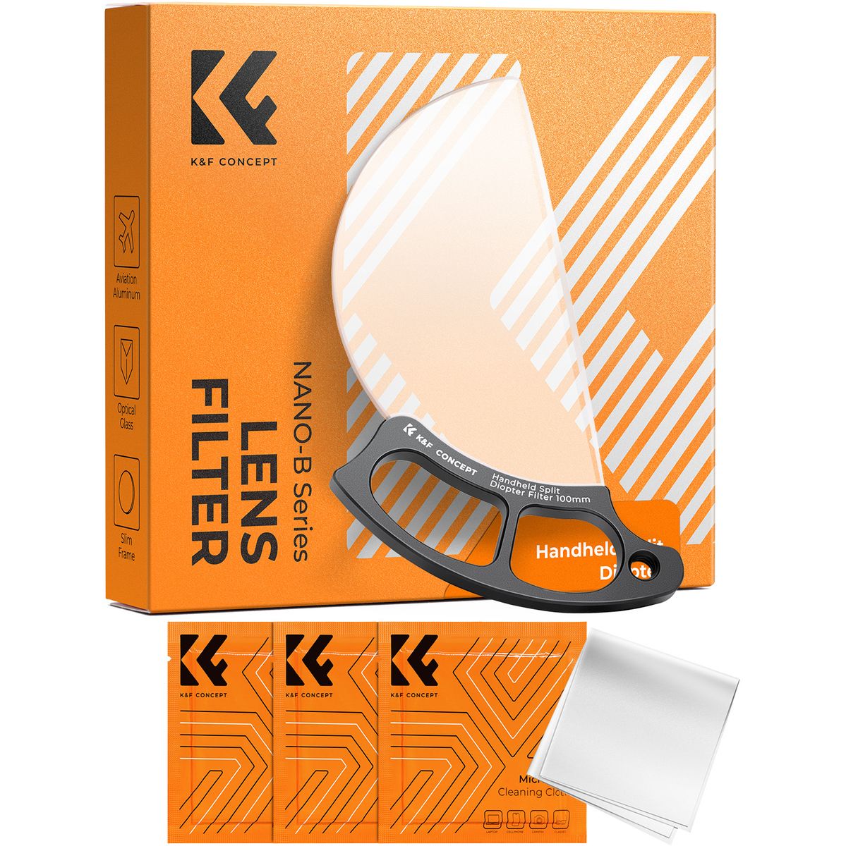 K&F Concept 100mm Handheld Split Diopter Filter