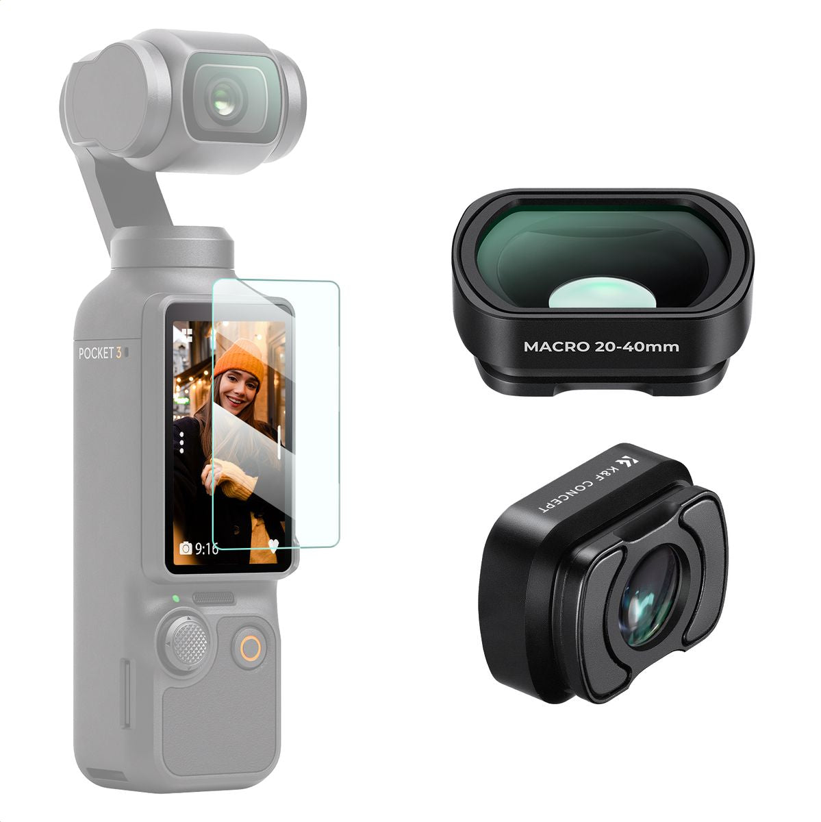 K&F Concept 10X Macro Lens DJI Osmo Pocket 3 + Screenprot. - image 4 of 5