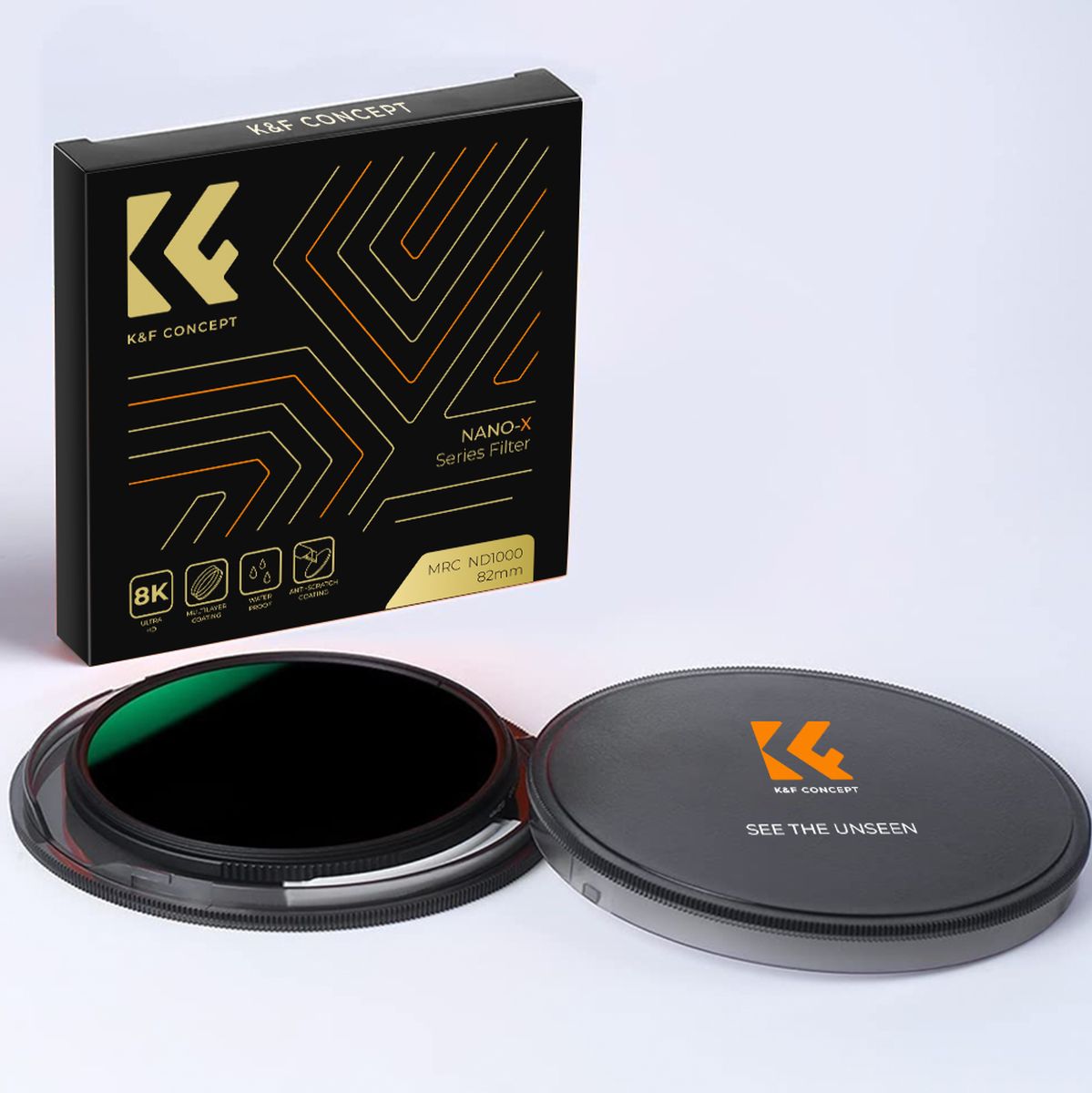 K&F Concept ND1000 Filter Nano X 10 Stops Gray Filter 77mm - image 2 of 2