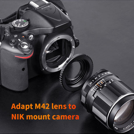 K&F Concept Lens Adapter M42 Nikon F (w/ Glass) - image 3 of 5