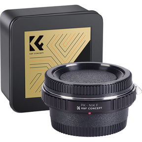 K&F Concept Lens Adapter Pentax K Nikon F (w/ Glass)