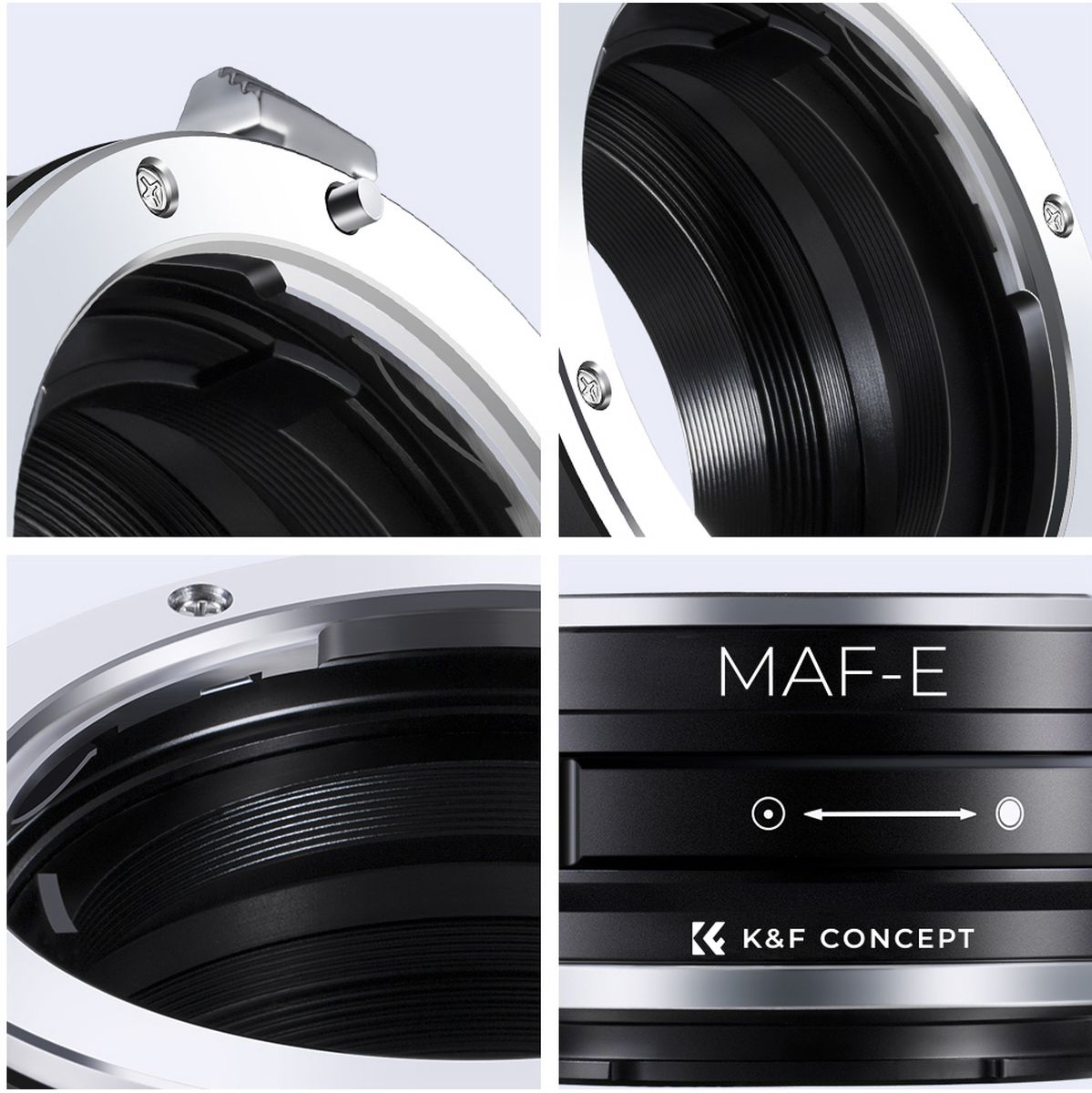 K&F Concept Lens Adapter Sony Alpha A To Minolta AF Sony E-Mount - image 4 of 5