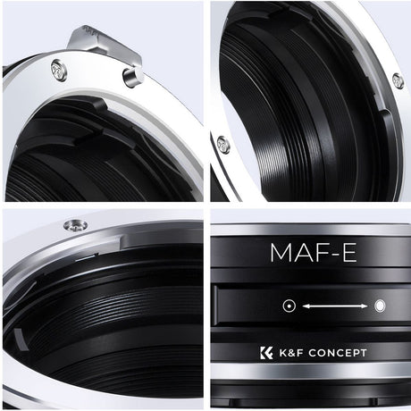 K&F Concept Lens Adapter Sony Alpha A To Minolta AF Sony E-Mount - image 4 of 5