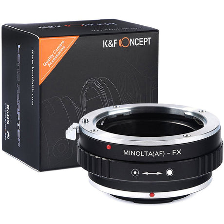 K&F Concept Lens Adapter Sony Alpha A To Minolta AF Fujifilm X