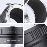 K&F Concept Lens Adapter Nikon F Sony E-Mount - image 4 of 5
