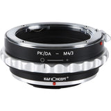 K&F Concept Lens Adapter Pentax K/DA Micro 4/3
