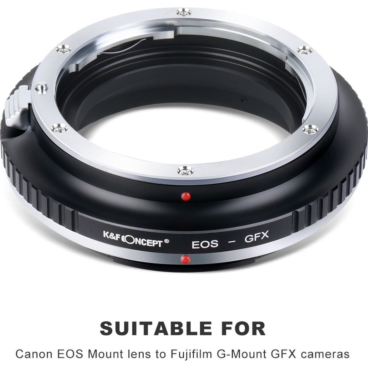 K&F Concept Lens Adapter Canon EOS (EF / EF-S) Fujifilm GFX