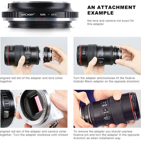K&F Concept Lens Adapter Nikon F Fujifilm GFX. - image 5 of 5