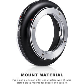 K&F Concept Lens Adapter Contax Yashica Fujifilm GFX