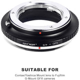 K&F Concept Lens Adapter Contax Yashica Fujifilm GFX - image 2 of 5