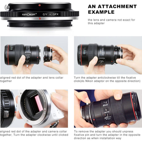 K&F Concept Lens Adapter Contax Yashica Fujifilm GFX - image 5 of 5