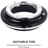 K&F Concept Lens Adapter Minolta MD Fujifilm GFX - image 4 of 5
