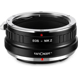 K&F Concept Lens Adapter Canon EOS (EF / EF-S) Nikon Z