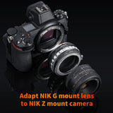 K&F Concept Lens Adapter Nikon F (G-Type) Nikon Z - image 2 of 5