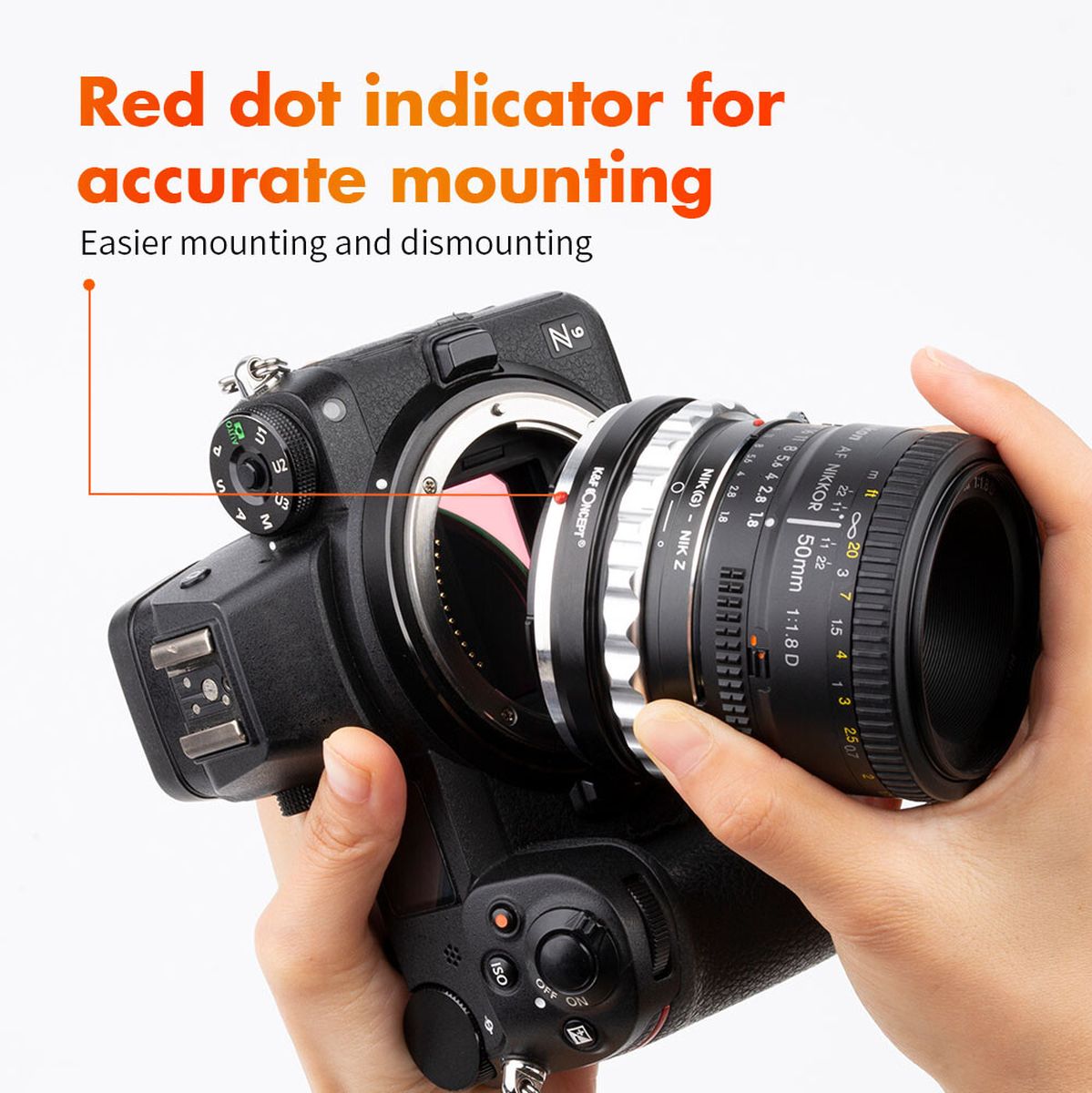 K&F Concept Lens Adapter Nikon F (G-Type) Nikon Z - image 4 of 5