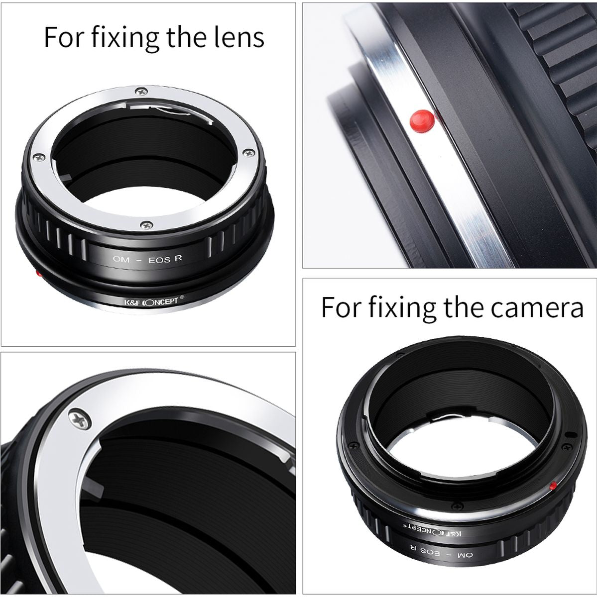 K&F Concept Lens Adapter Olympus OM EOS R - image 5 of 5