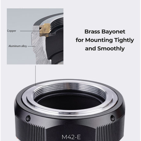K&F Concept Lens Adapter M42 Sony E-Mount (PRO) - image 5 of 5