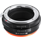 K&F Concept Lens Adapter Nikon F (G-Type) Sony E-Mount (PRO)