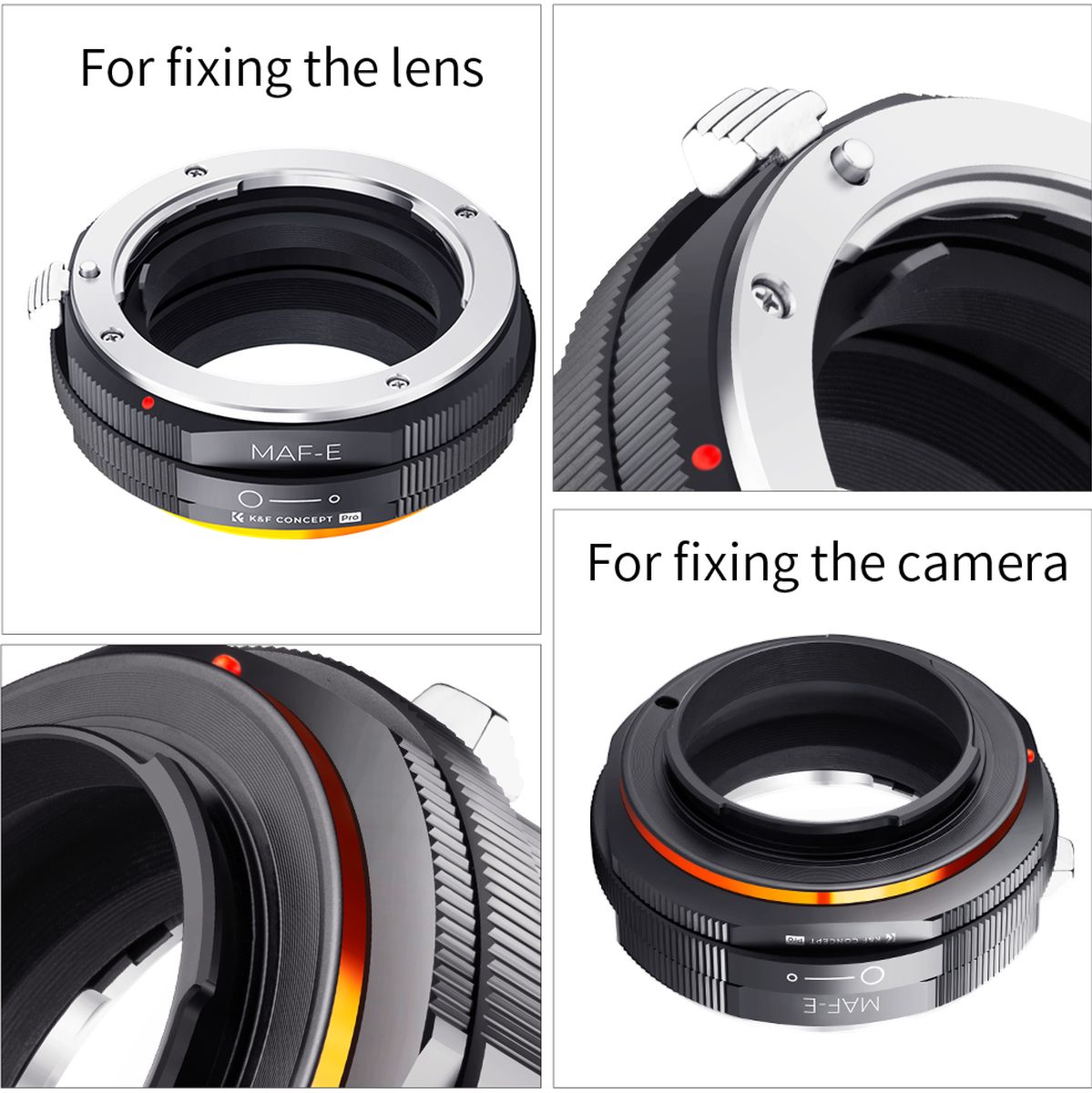 K&F Concept Lens Adapter Sony A To Minolta AF Sony E-Mount (PRO) - image 2 of 5