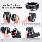 K&F Concept Lens Adapter Canon EOS (EF / EF-S) Leica L