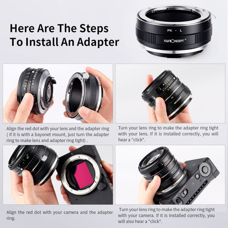 K&F Concept Lens Adapter Pentax K Leica L - image 5 of 5