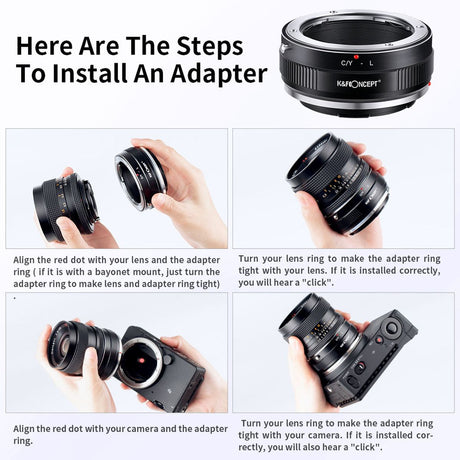 K&F Concept Lens Adapter Contax Yashica Leica L - image 4 of 5